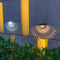 Lampes solaires pour terrasse, lampes solaires pour marches, étanches pour extérieur, cour, patio, jardin, piscine, balustrade, escaliers, lumière solaire pour clôture