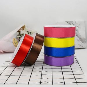 Ruban de gâteau en gros de 4 cm, ruban de rose fait main, nœuds de fleurs à nouer – Vente en gros usine - Product Image 6