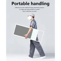 Écran d'affichage numérique LED portable pour intérieur, affichage publicitaire LCD avec fonction SDK