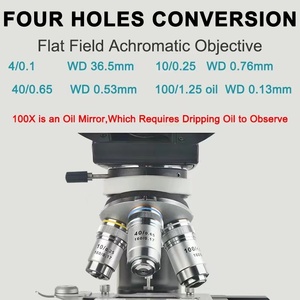 Y tế thú y thiết bị 7 inch tất cả trong màn hình Wifi HD 40x-<span class=keywords><strong>1000x</strong></span> kỹ thuật số trinocular sinh học kính hiển vi - Product Image 4