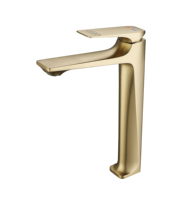 Robinet de lavabo EIOIOL en alliage de zinc avec cartouche céramique, mitigeur monocommande à poser, moderne, pour eau chaude/froide, pour salle de bain
