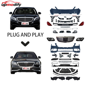 ชุดดัดแปลงจากเดิมเป็นชุดตัวถังแบบใหม่สำหรับรถเบนซ์เอสคลาส W222 2014 <span class=keywords><strong>2015</strong></span> 2016 2017อัพเกรดเป็น2018 <span class=keywords><strong>Maybach</strong></span> S480 S560 S680 - Product Image 1