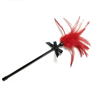 Plume rouge pour chatouiller, plume pour chatouiller pour le jeu sexuel, produits SM, jouets sexuels - Product Image 1