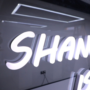 Custom Conductive Glass Powered LED <strong>Sign</strong> No More Messy <strong>Wires</strong> Eye-catching Acrylic <strong>Sign</strong> Mounted on Glass for Retail Shop - Product Image 4