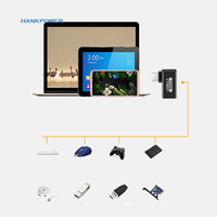 Convertisseur adaptateur OTG à angle droit USB3.0 Type C mâle vers USB A femelle pour transfert de données de charge de téléphone intelligent et d'ordinateur portable
