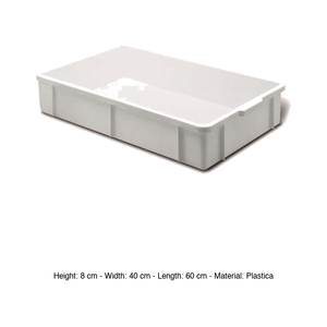 Stackable Transport <b>Box</b> 60 × 40 × 8 h cm, 1208 g, without Lid Giganplast - Product Image 3