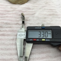 Fermoir magnétique fendu rectangulaire 10*3mm personnalisé avec logo, poli à la main, pour la fabrication de bijoux en cuir pour hommes, par Yiwu Aceon