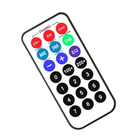 Télécommande universelle infrarouge IR, extension IR, apprentissage à distance, clavier 21 touches, sans fil, pour boîtier TV, lecteur MP3, contrôleur MCU 51