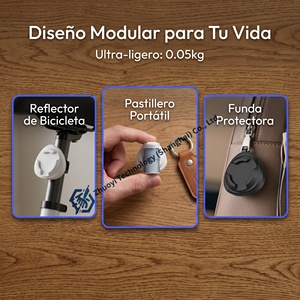 Paquete de <span class=keywords><strong>4</strong></span> Tarjetas Localizadoras Airtags para Pulsera 2, Mini Accesorio Rastreador Universal para Ropa y Equipaje - Product Image 5