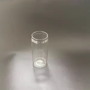 Tubes transparents populaires en verre borosilicate résistant aux hautes températures