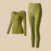 Ensemble thermique long pour femme, respirant, sans couture, séchage rapide, en Spandex/Nylon, vente en gros professionnelle, uniquement B2B, directement de l'usine.