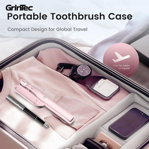 Set da Viaggio per Adulti con Logo Personalizzato, Spazzolini Elettrici Sonici Intelligenti con Setole Morbide, Sbiancamento Denti, Impermeabili, con Custodia da Viaggio a Batteria - Product Image 2