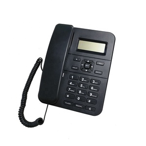 Vente chaude de téléphone <span class=keywords><strong>fixe</strong></span> à domicile <span class=keywords><strong>avec</strong></span> identification de l'appelant LCD et téléphone de bureau filaire <span class=keywords><strong>avec</strong></span> <span class=keywords><strong>haut</strong></span>-<span class=keywords><strong>parleur</strong></span> bidirectionnel Aucune batterie requise - Product Image 1