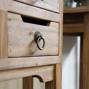 Home Living Room Accent <b>Rustic</b> Reclaimed Wood Storage <b>Cabinet</b> with Multi Drawers - Product Image 5