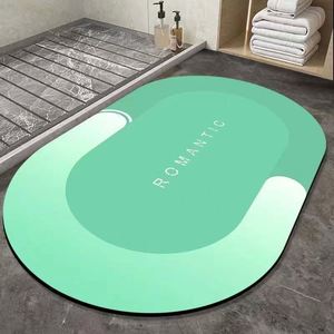 Tapis de Bain à Séchage Rapide et Absorption Élevée, Antidérapant, en Diatomite Moderne pour la Maison et l'Hôtel - Product Image 2