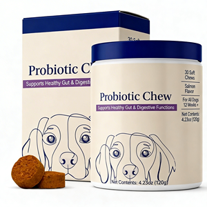 Probióticos Intestinales para Mascotas, Masticables Suaves para Perros <span class=keywords><strong>de</strong></span> 12 Semanas en Adelante, Alivia la Diarrea, Apoya las Funciones Digestivas Saludables del Intestino - Product Image 2