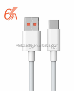 Cable <span class=keywords><strong>USB</strong></span> de carga súper rápida para teléfono Samsung, Huawei, cable de datos <span class=keywords><strong>USB</strong></span> de alta velocidad, 6A, tipo <span class=keywords><strong>c</strong></span>, venta al por mayor de fábrica - Product Image 3