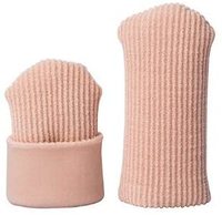 Ampollas de maíz para dedos de los dedos, protectores de dedos, tela elástica cortable, forrada con fundas de gel para los dedos del pie