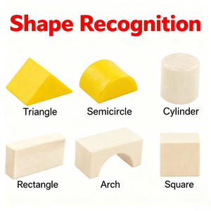 บล็อกไม้เพื่อการศึกษาจำนวนมากพัฒนาการและความคิดสร้างสรรค์เหมาะสำหรับการเรียนรู้ด้วยมือของเด็กและเกมสำหรับครอบครัว - Product Image 4