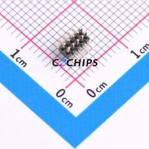 HX PZ1.0-2x5P TP-D Pin Header SMD,P=1mm Connector ( Pin Structure: 2x5P )( Pitch: 1mm )( Row Spacing: 1mm ) - Product Image 1