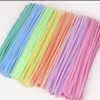 Direct usine : Tiges de chenille et fils créatifs pelucheux en vrac pour la fabrication de fleurs DIY et fournitures de décoration artisanales