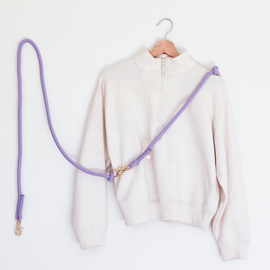 Handsfree PET kurşun 5 in 1 kemer bel halat ayarlanabilir kayma özel uzunluk naylon örgülü Crossbody eller serbest köpek tasma koşu için - Product Image 4