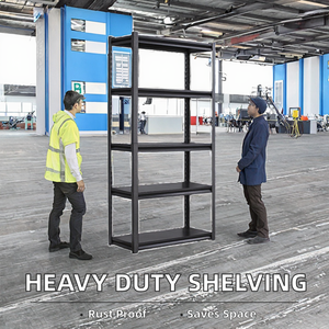 Estantería de remache de Metal de acero sin pernos de 150KG de Servicio Ligero, estante de almacenamiento Industrial para el hogar, almacenamiento de cocina, protección contra la corrosión - Product Image 5