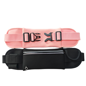 Sac banane de sport multifonctionnel imperméable avec fermeture éclair, bande réfléchissante, <span class=keywords><strong>ceinture</strong></span> réglable, design <span class=keywords><strong>portable</strong></span> pour la course, le fitness et les activités de plein air - Product Image 2