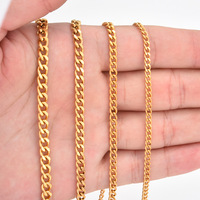Colliers semi-finis en gros, colliers en acier inoxydable, accessoires de bijoux, collier DIY, bracelet, chaîne de corps
