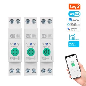 Wi-Fi thông minh ngắt mạch mini 1-63a điều khiển từ xa hộ gia đình ngắt mạch lắp đặt đường sắt gắn kết giám sát điện - Product Image 2