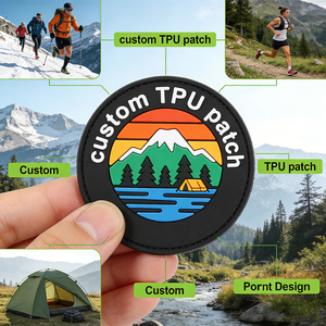 Patch 3D in TPU Ecologico Resistente all'Acqua, Badge Personalizzato a Trasferimento Termico, Patch in TPU Colorate su Misura per Abbigliamento di Marca e T-shirt da Uomo - Product Image 5