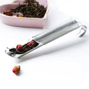 Trà Infuser cho lá lỏng lẻo, 304 thép không gỉ trà diffusers với trà Clip strainers Du Lịch Tốt lưới muỗng