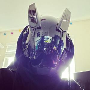 หน้ากากคอสเพลย์ไซเบอร์พังก์ เฮลล์บอย รีเทลิเอชั่น ชิโนบิ ฮอร์นส์ สีดำ หน้ากากซามูไร สำหรับงานปาร์ตี้ฮาโลวีน ของขวัญสุดเท่ - Product Image 5