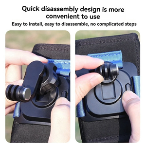 Phát Hành Nhanh Chóng Ba Lô Clip Dây Đeo Vai Gắn Bracket Chủ Cho <span class=keywords><strong>Gopro</strong></span> Insta 360 Thứ Hai Cắt Ngang Dọc Chụp - Product Image 2