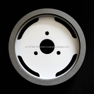 La rueda CBN borazon 1A1 para molienda sin centros NdFeB presenta consistencia de Unión vitrificada - Product Image 1