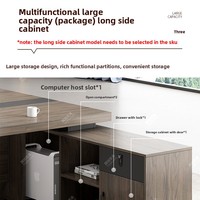 Ensemble table et chaise de bureau en forme de L, en PVC, moderne, pour deux personnes, face à face, de qualité commerciale, pour la maison/le bureau