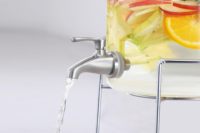 Robinet d'eau à barboteur robinet de cuisine robinet d'économie en acier inoxydable boisson boisson distributeur d'eau robinet de baril de vin robinet de jus