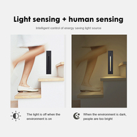Lampe murale d'escalier intelligente en aluminium moderne DGLUX, contrôle intelligent, rampe LED encastrée, montage mural, 3 W LED, éclairage de marche