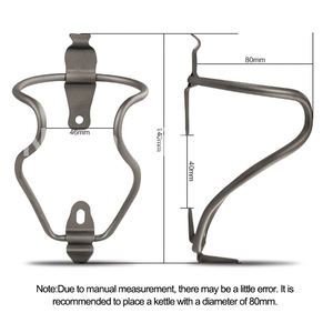 OEM/ODM Support de vélo en alliage de titane 25g ultraléger pour vélo de route et de montagne Cage de bouteille d'eau Support de bouilloire pour vélo Pièce de cyclisme en titane - Product Image 2