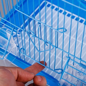 Jaula <span class=keywords><strong>de</strong></span> Acero Inoxidable para Pájaros y Periquitos, Jaula para Aves, Pinzones, Periquitos, Cacatúas, Conures, Lovebirds, Canarios, Loros - Product Image 4