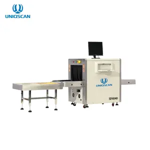 China fabricante uniqscan 6040 equipamentos de segurança x ray scanner de bagagem para hotel estação de fábrica bagagem scanner