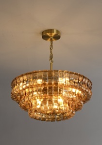 <span class=keywords><strong>Serie</strong></span> de Iluminación Artística Branch Lighting, Lámpara de Techo de Cristal y Cobre de Lujo, Aplique de Pared, Lámpara de Techo Empotrada para Villa, <span class=keywords><strong>Hotel</strong></span>, Sala de Estar - Product Image 3