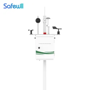 Sistema de Control de Calidad del Aire, analizadores de detector de escape con sensor de gas y amoniaco H2S PM2.5 ambiental, ES80A-A6