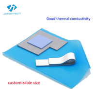 Feuille de silicone thermiquement conductrice grise pour la dissipation thermique des processeurs et des ordinateurs portables avec une excellente isolation