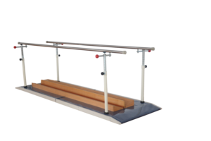 Peralatan rehabilitasi terapi fisik, batang paralel rehabilitasi dapat diatur tinggi berjalan - Product Image 2