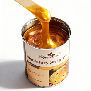 Lifestance 800g Cire douce dépilatoire au sucre et à la cire d'abeille, naturelle et indolore, en pot, pour le visage et le maillot - Product Image 6