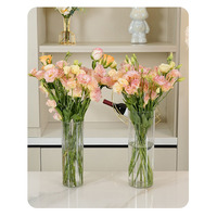 Vase hydroponique en plastique transparent moderne pour plantes aquatiques d'intérieur pour les arrangements floraux à la maison