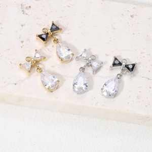 Colgante de Acero Inoxidable con Zirconia en Forma de Corazón, Resistente al Agua, de Alta Calidad, con Baño de Oro PVD, para Pulsera, Collar, Pendientes, Accesorio de Moda - Product Image 4