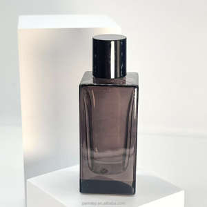 Flaconi per Profumo in Vetro Ecologico da 40ml, Rettangolari, Colore Ambra Marrone con Erogatore a Pompa, Design Semplice ed Elegante, Confezione Personalizzabile - Product Image 2