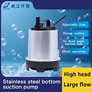 QihangRAS Aço Inoxidável Habitação Submersível Bomba Jardim Piscina Koi Pond Filtro Circulando Bomba de Água para Aquários Tanques de Peixes - Product Image 2
